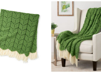 Growing Ivy Lace Blanket Crochet Free Pattern - Lace #Blanket; Free #Crochet; Patterns