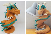 Celestial Dragon Crochet Free Pattern - Free #Amigurumi; #Dragon; Toy Softies Crochet Patterns