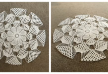 3D Doily Table Topper Crochet Free Pattern [Video] - Decorative #Doily; Free #Crochet; Patterns