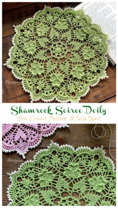 Shamrock Soiree Doily Crochet Free Pattern - Crochet & Knitting