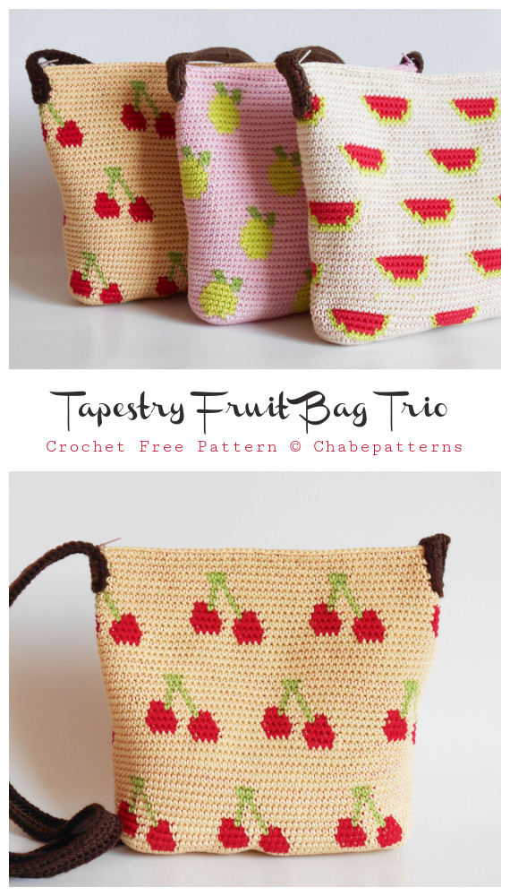 Tapestry Crochet Bags – Free Patterns  Crochet bag pattern free, Crochet  bag pattern, Free crochet bag