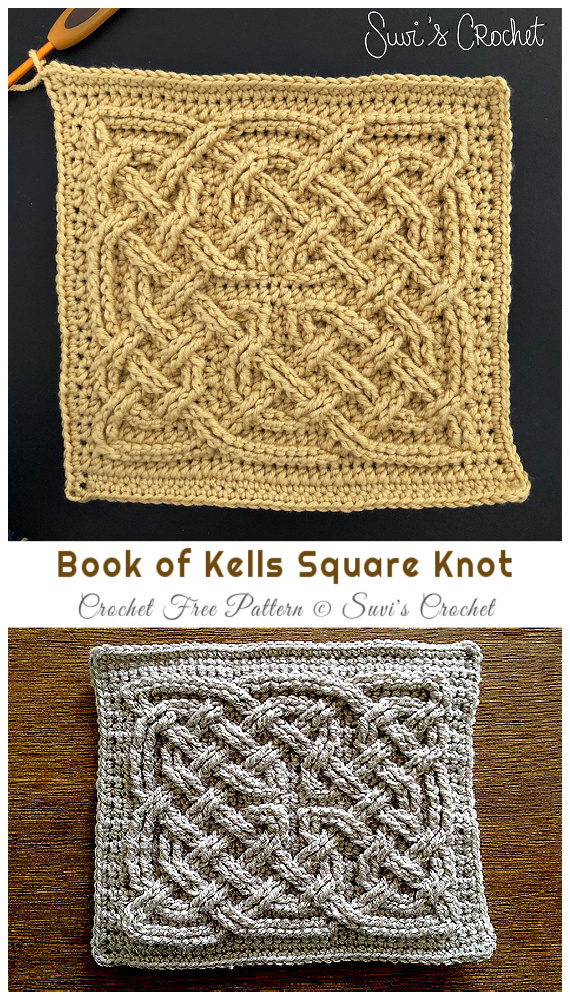 Book of Kells Square Knot Crochet Free Patterns