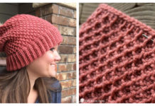 Back in Brugge Slouchy Beanie Crochet Free Pattern - Adult Beanie #Hat; #Crochet; Free Patterns