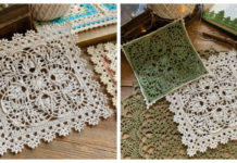 Sylvanweave Lace Square Crochet Free Pattern- Decorative #Doily; Free #Crochet; Patterns