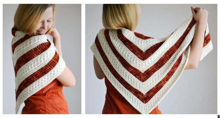 Mindfulness Shawl Crochet Free Pattern