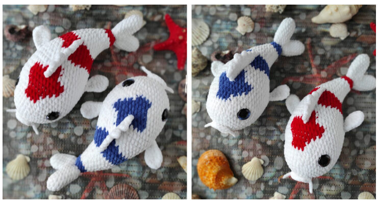 Amigurumi Koi Carp Fish Crochet Pattern