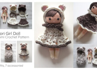 Amigurumi Mori Girl Doll Crochet Free Pattern