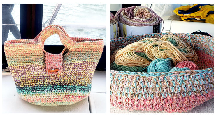 Stashbuster Project Bag Crochet Free Pattern