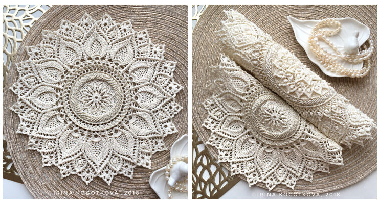 Ulita Doily Crochet Free Pattern