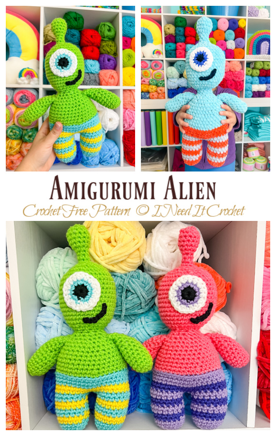 Amigurumi Alien Crochet Free Pattern Crochet & Knitting