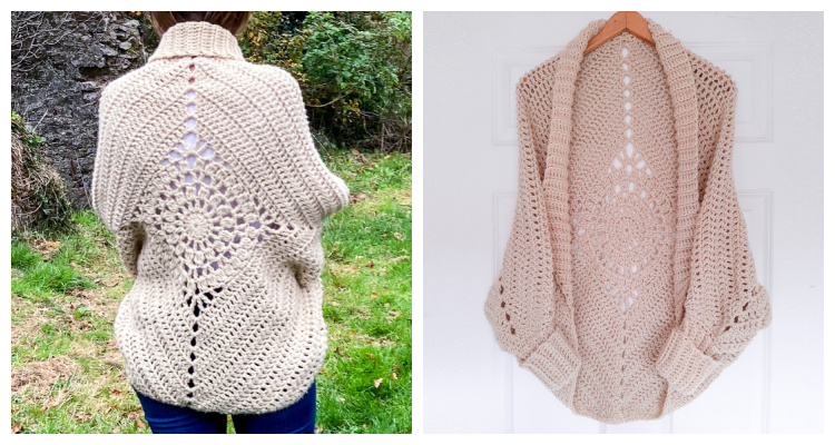 Dream Catcher Cardigan Crochet Free Pattern - Crochet & Knitting