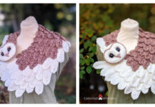 Barn Owl Wrap Crochet Pattern