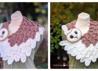 Barn Owl Wrap Crochet Pattern