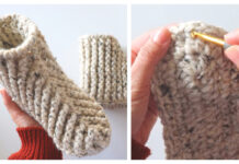 Beginner Chunky Boots Slippers Crochet Free Pattern [Video]