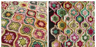 Mystical Lanterns Blanket Crochet Pattern [Video]