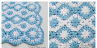 Stars on the Sea Baby Blanket Crochet Free Pattern