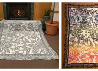 Midsummer Night's Dream Throw Blanket Crochet Free Pattern