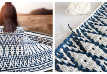 Aztec Mosaic Blanket Wrap Crochet Free Pattern