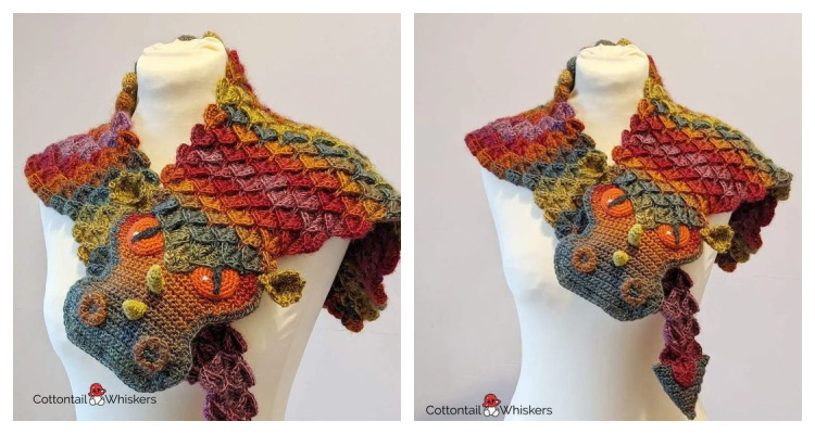 Dragon Scarf Crochet Pattern - Crochet & Knitting