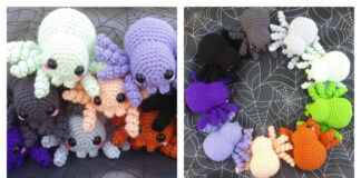 No Sew Amigurumi Spider Crochet Free Pattern