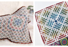 Overlay Mosaics Blanket Crochet Free Pattern