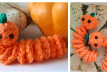 Pumpkin Worry Worm Crochet Free Pattern