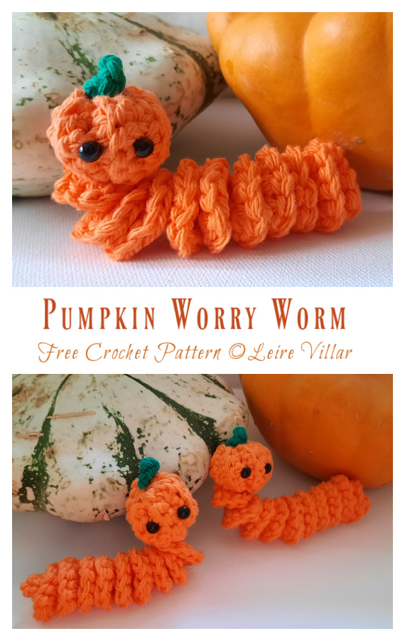 pumpkin-worry-worm-crochet-free-pattern-crochet-knitting