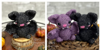 Amigurumi Pocket Pal Bat Crochet Free Pattern