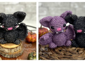 Amigurumi Pocket Pal Bat Crochet Free Pattern