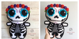 Amigurumi Sugar Skull Crochet Free Pattern