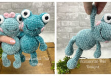 Pocket Pal Frog Crochet Free Pattern