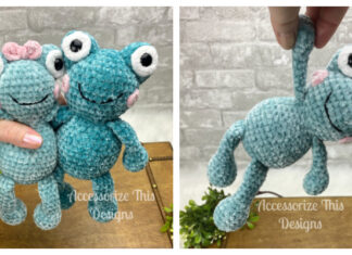 Pocket Pal Frog Crochet Free Pattern