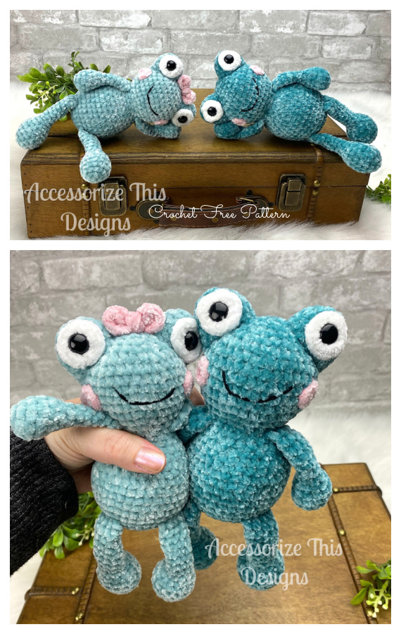 Pocket Pal Frog Crochet Free Pattern