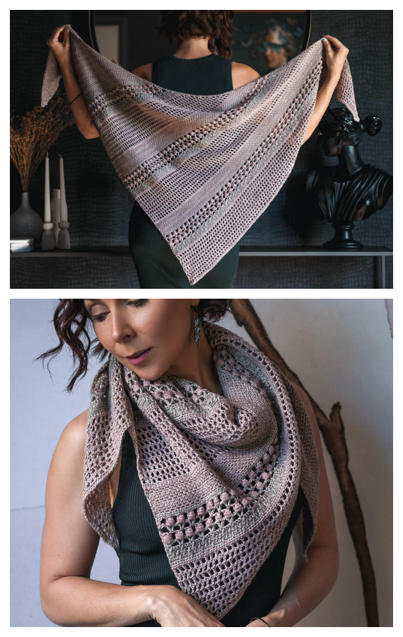 Silva Shawl Crochet Free Pattern