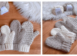 Calida Mittens Crochet Free Pattern