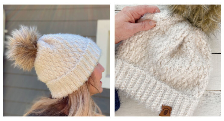 Alpine Hygge Beanie Crochet Free Pattern