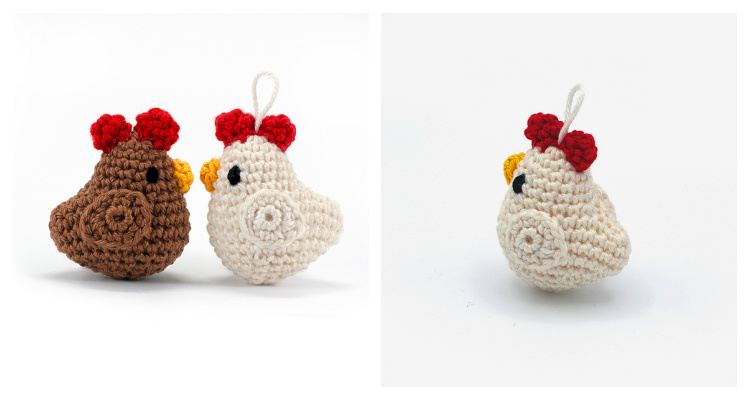 Free Chicken Crochet Pattern - DIY Fluffies