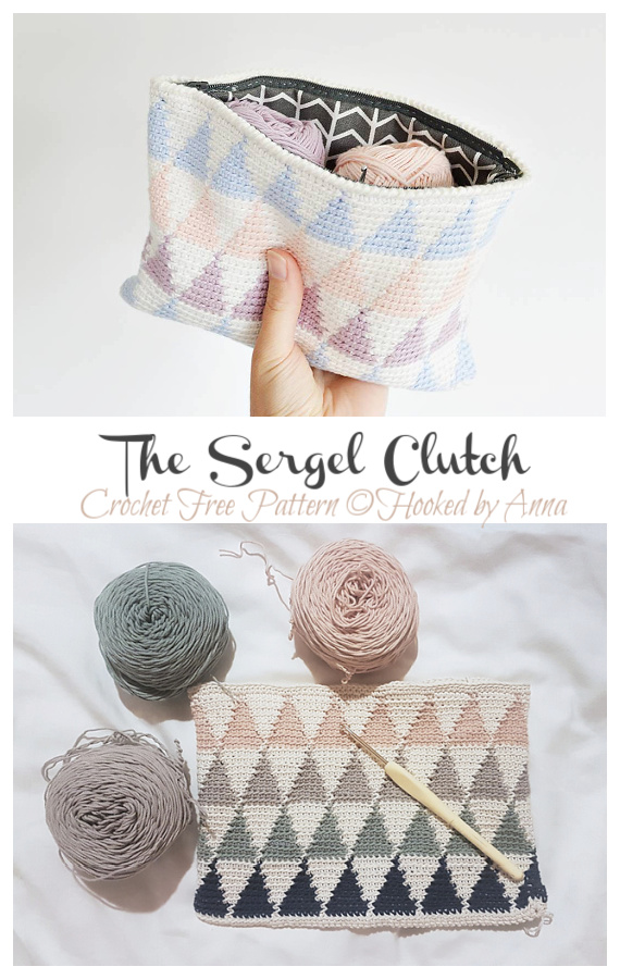 The Sergel Clutch Crochet Free Pattern