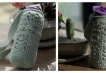 Tia Water Bottle Holder Crochet Free Pattern