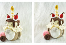 Chocolate Birthday Gnome Crochet Free Pattern