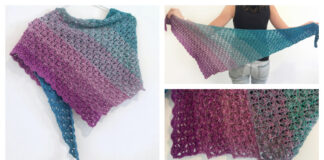 Floral Lace Shawl Crochet Free Pattern