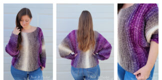 Little Late Pullover Sweater Crochet Free Pattern