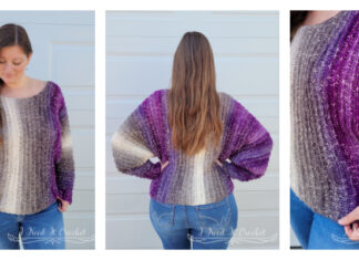 Little Late Pullover Sweater Crochet Free Pattern