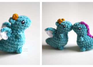 Amigurumi Pocket Dragon Crochet Free Pattern