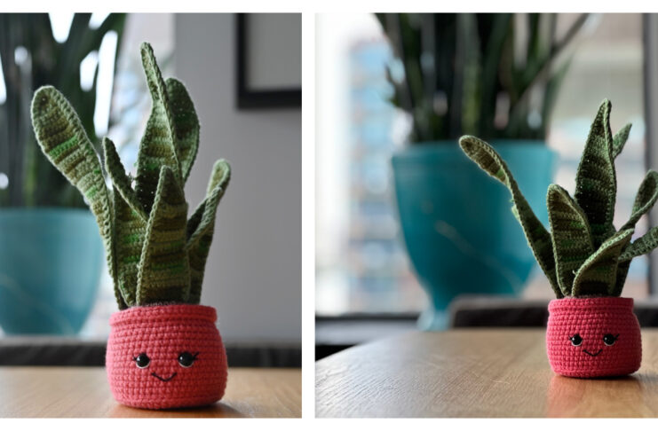 Amigurumi Snake Plant Crochet Free Pattern