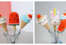 Cute Ice Cream Cone Crochet Free Pattern