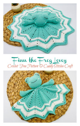 Finn the Frog Lovey Crochet Free Pattern - Crochet & Knitting