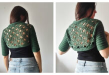 Glitzy Bolero Crochet Free Pattern