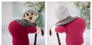 Amigurumi Granny Pin Cushion Crochet Pattern