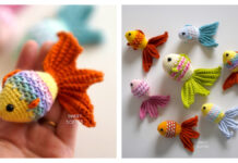 Mosaic Goldfish Crochet Free Pattern